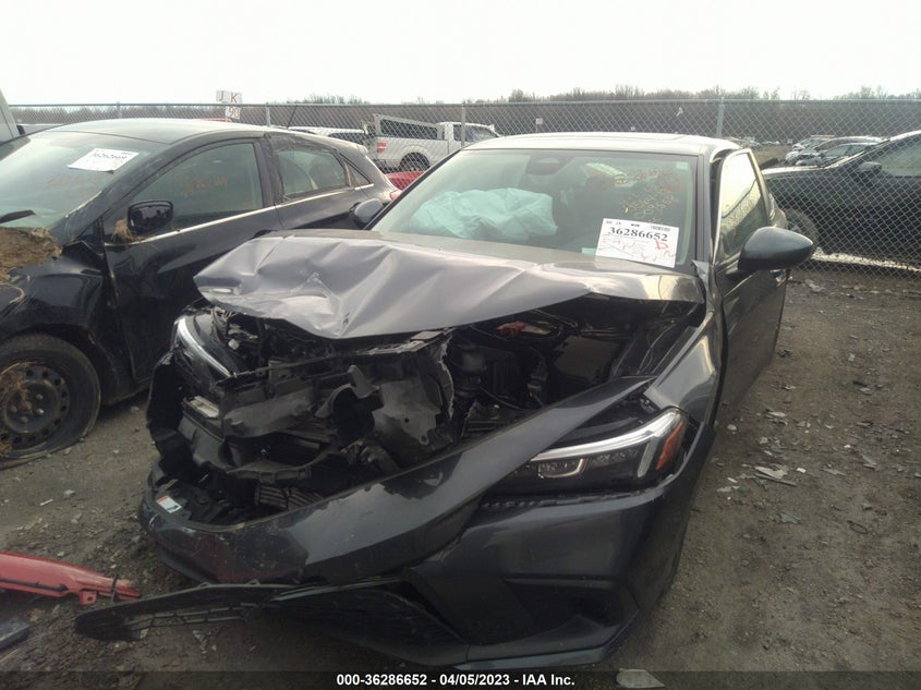 VIN JHMFE1F72NX009558 2022 HONDA CIVIC SEDAN EX