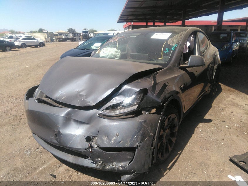 VIN 7SAYGDEE9PA054516 2023 TESLA MODEL Y LONG RANGE
