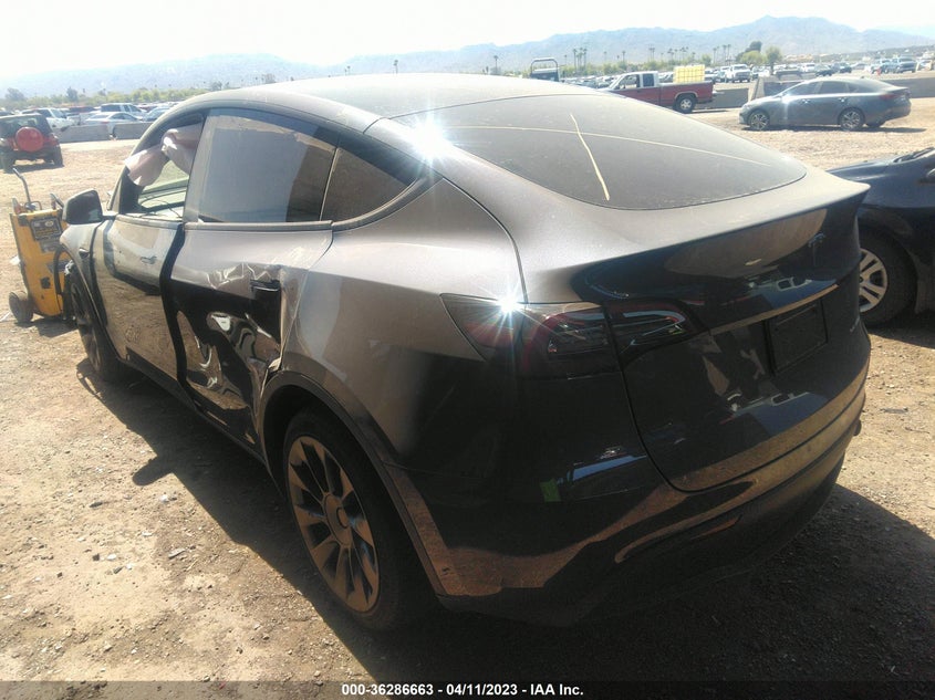 VIN 7SAYGDEE9PA054516 2023 TESLA MODEL Y LONG RANGE