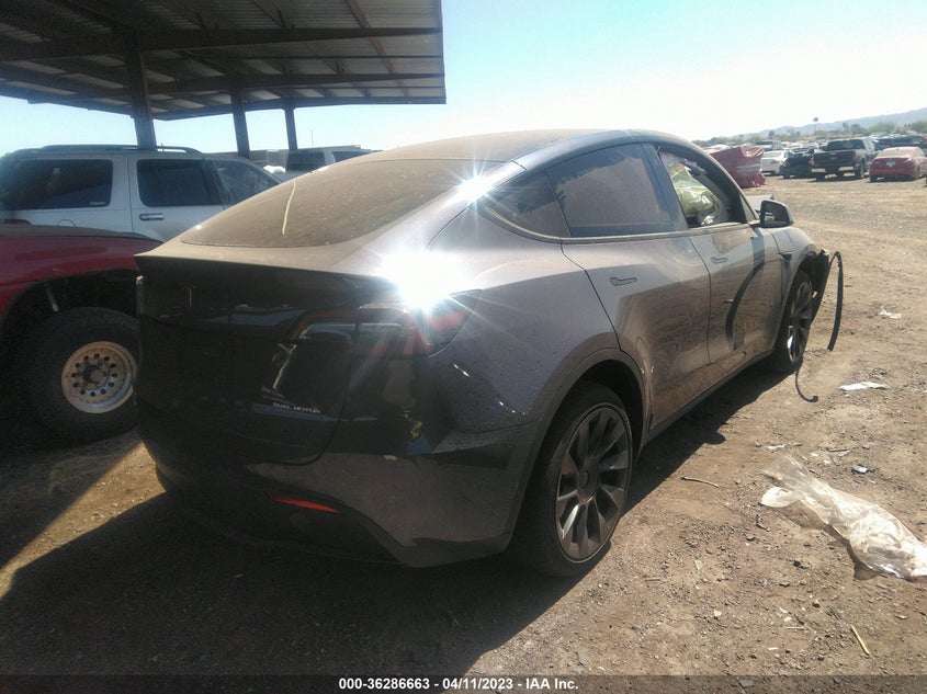 VIN 7SAYGDEE9PA054516 2023 TESLA MODEL Y LONG RANGE