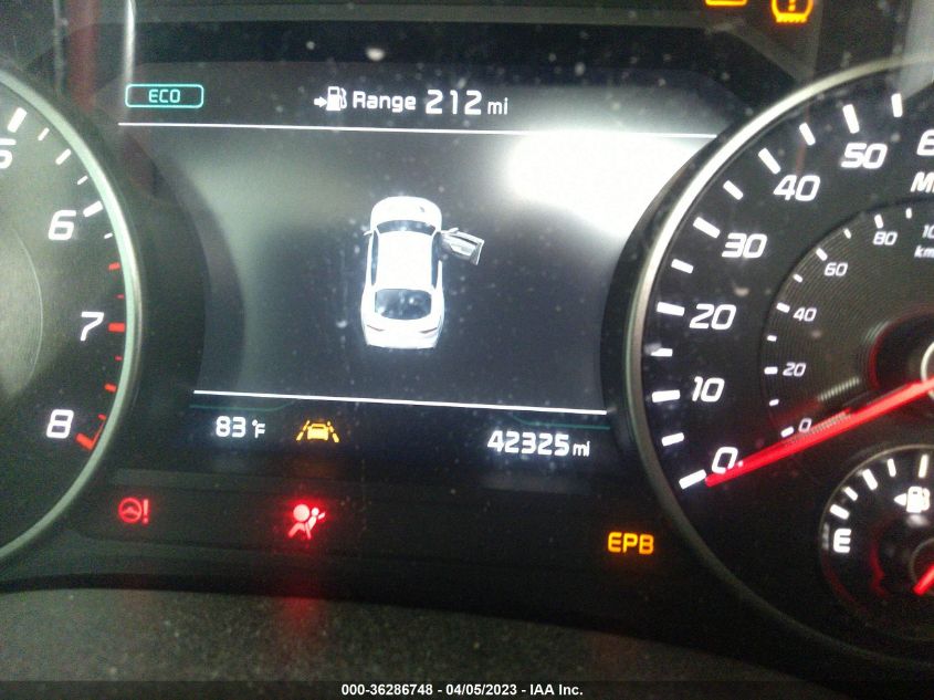 2020 KIA STINGER GT1 - KNAE45LC7L6076519