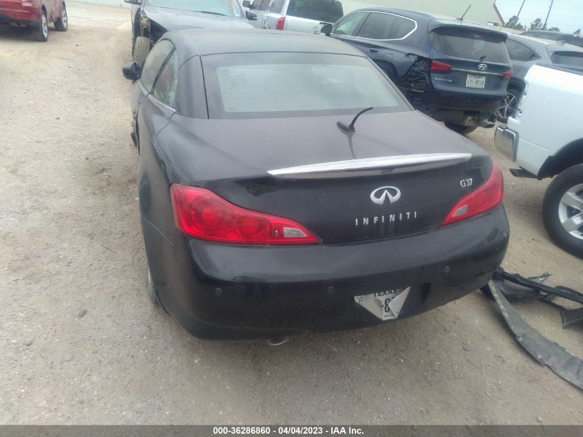 2013 INFINITI G37 CONVERTIBLE BASE - JN1CV6FE1DM772349