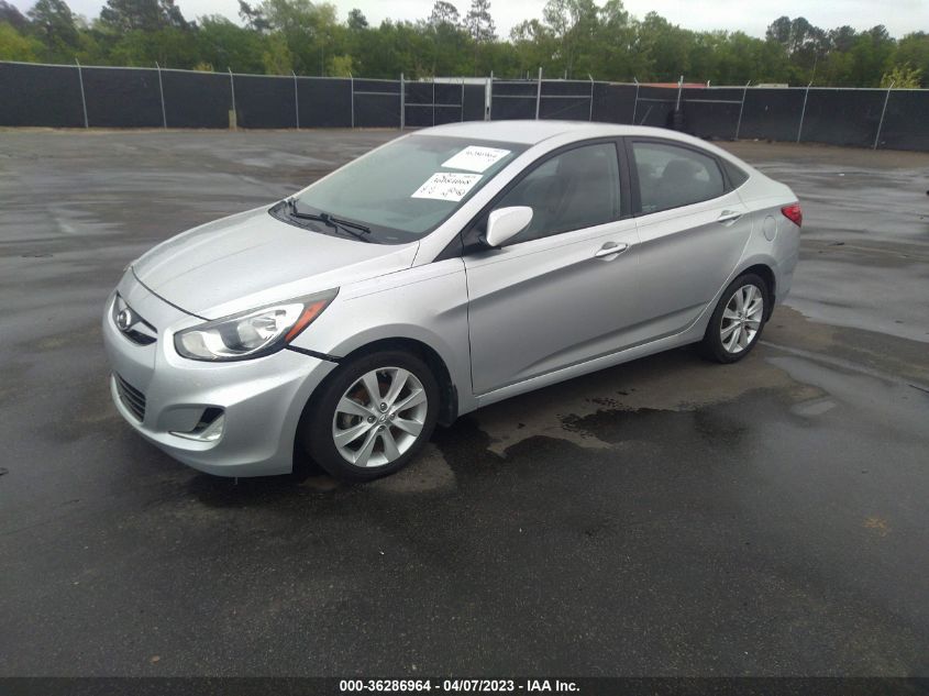 2013 HYUNDAI ACCENT GLS - KMHCU4AE7DU564533