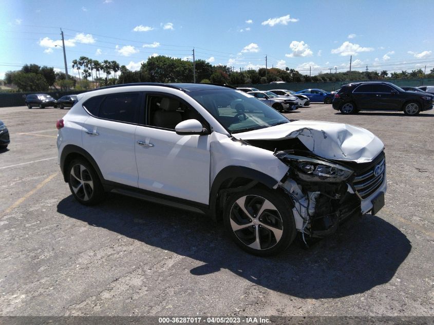 2016 HYUNDAI TUCSON LIMITED - KM8J33A22GU247872