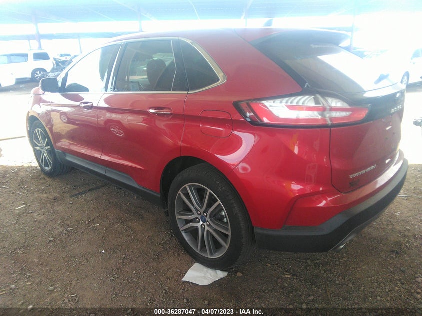 VIN 2FMPK4K92MBA60695 2021 FORD EDGE TITANIUM