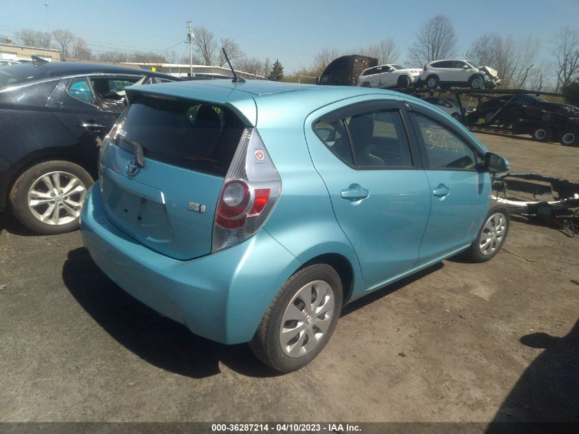 2014 TOYOTA PRIUS C ONE/THREE/TWO/FOUR - JTDKDTB38E1081918