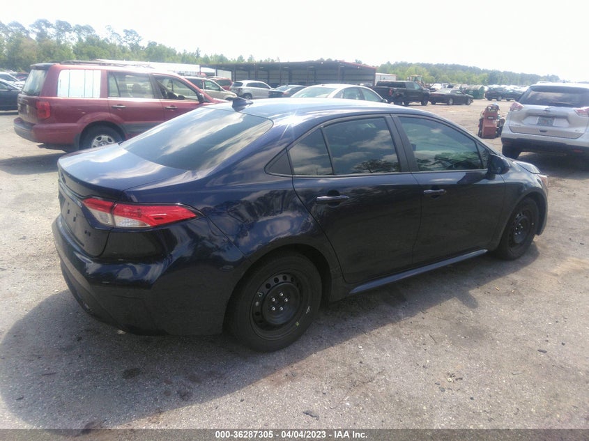 VIN 5YFEPMAE1NP313154 2022 TOYOTA COROLLA LE