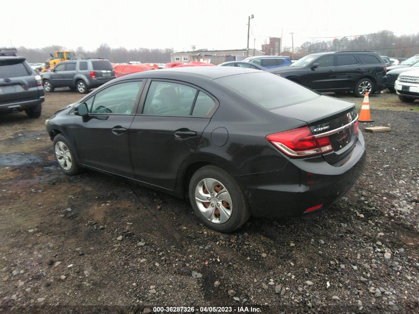 2013 HONDA CIVIC SDN LX - 19XFB2F58DE261358