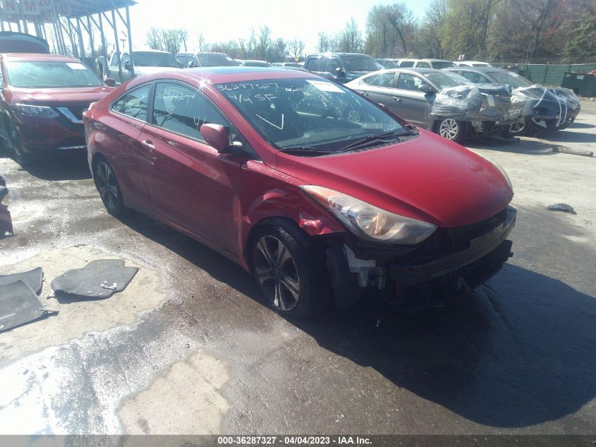 2013 HYUNDAI ELANTRA COUPE SE - KMHDH6AE7DU011935