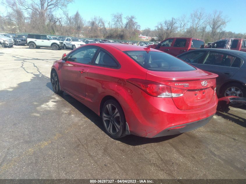 2013 HYUNDAI ELANTRA COUPE SE - KMHDH6AE7DU011935