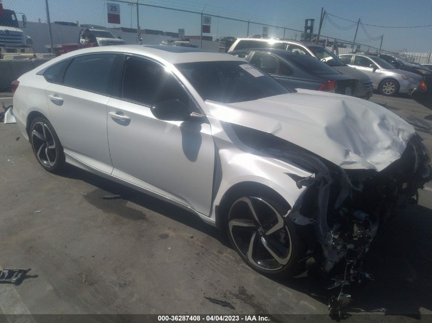 2022 HONDA ACCORD SEDAN SPORT - 1HGCV2F38NA016204