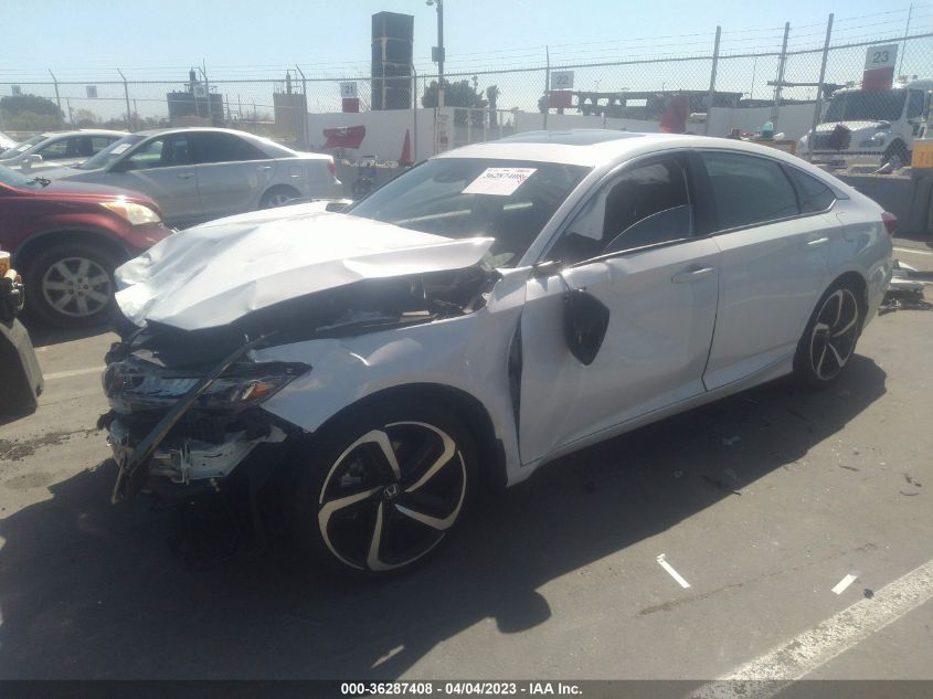 2022 HONDA ACCORD SEDAN SPORT - 1HGCV2F38NA016204