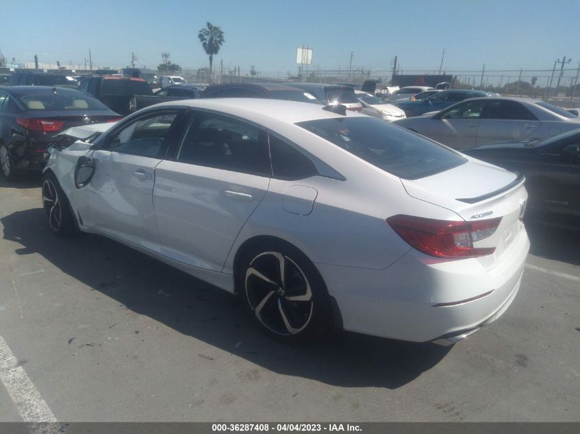 2022 HONDA ACCORD SEDAN SPORT - 1HGCV2F38NA016204