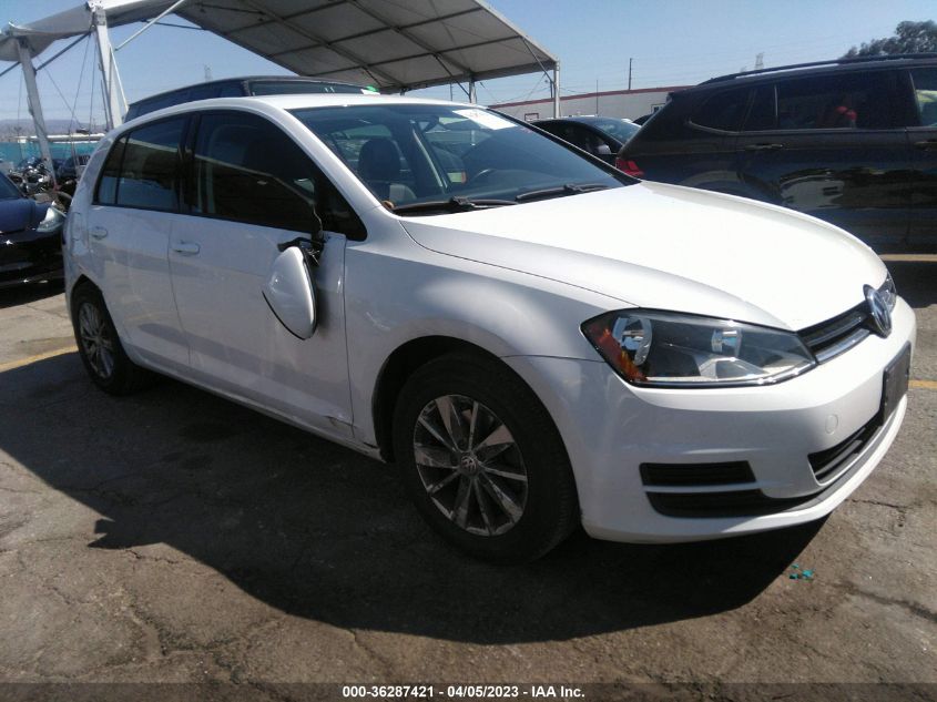 2015 VOLKSWAGEN GOLF TSI S - 3VW217AU4FM062519