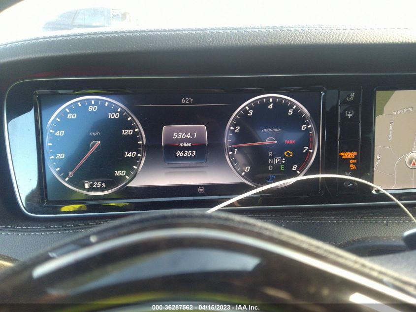 2015 MERCEDES-BENZ S-CLASS S 550 - WDDUG8CB4FA191620