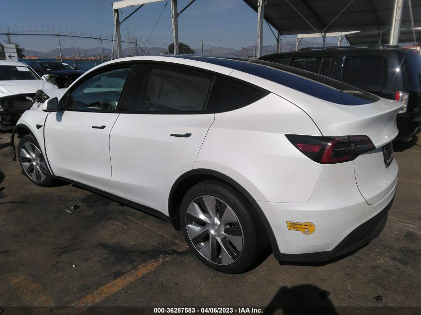 2022 TESLA MODEL Y LONG RANGE - 7SAYGDEEXNF323395