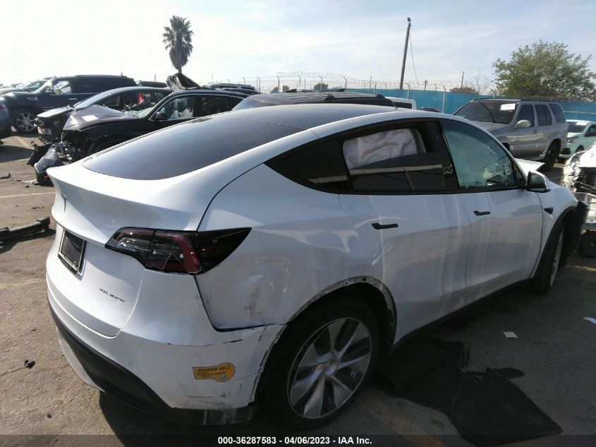 2022 TESLA MODEL Y LONG RANGE - 7SAYGDEEXNF323395