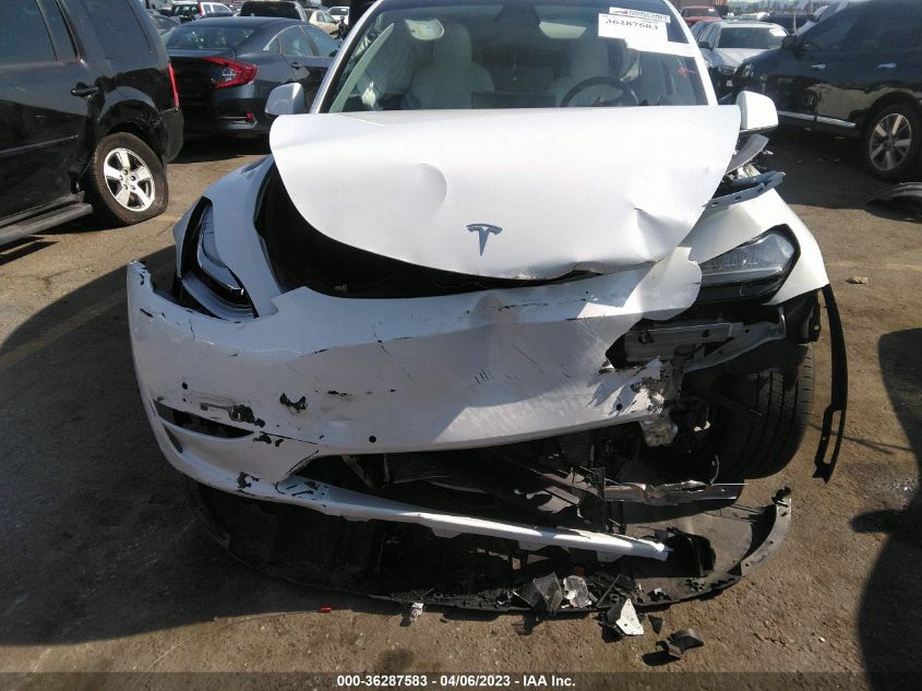 2022 TESLA MODEL Y LONG RANGE - 7SAYGDEEXNF323395