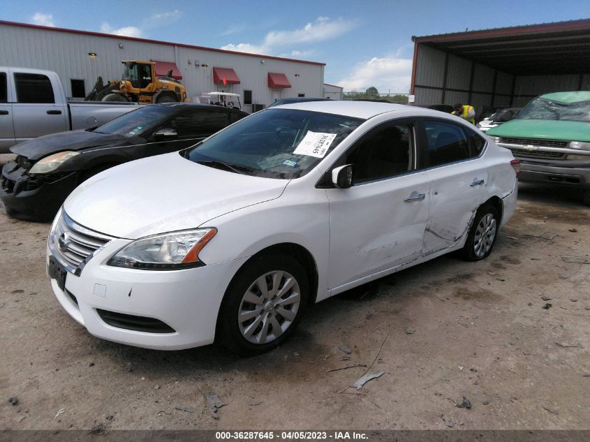 2015 NISSAN SENTRA SR/SL/S/SV/FE+ S - 3N1AB7AP1FL673834