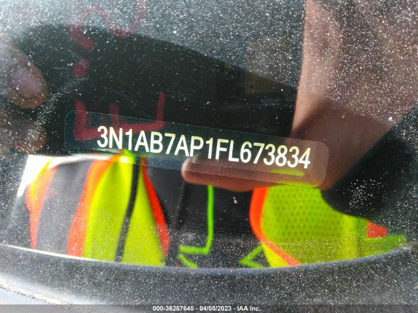 2015 NISSAN SENTRA SR/SL/S/SV/FE+ S - 3N1AB7AP1FL673834