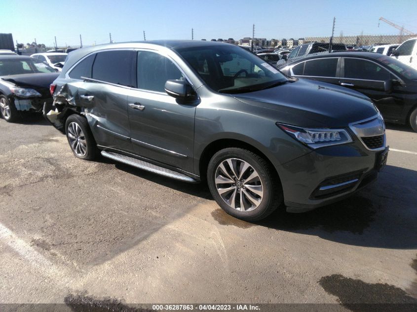 2014 ACURA MDX TECH PKG - 5FRYD4H4XEB018941