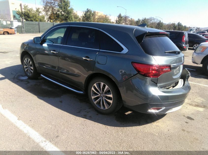 2014 ACURA MDX TECH PKG - 5FRYD4H4XEB018941