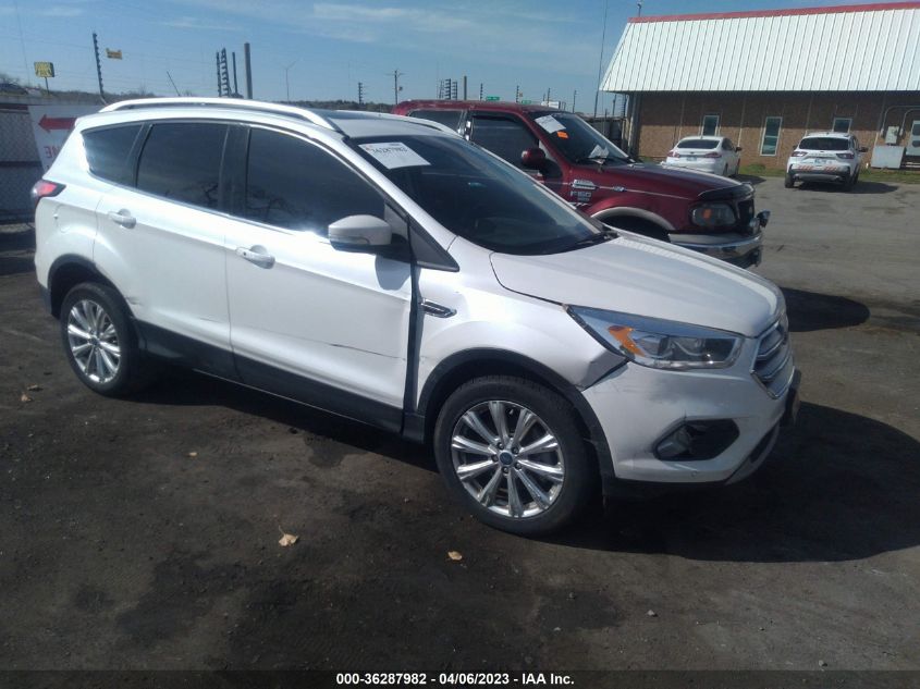 2017 FORD ESCAPE TITANIUM - 1FMCU9J91HUD40437