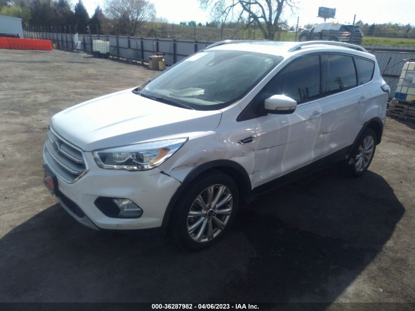 2017 FORD ESCAPE TITANIUM - 1FMCU9J91HUD40437