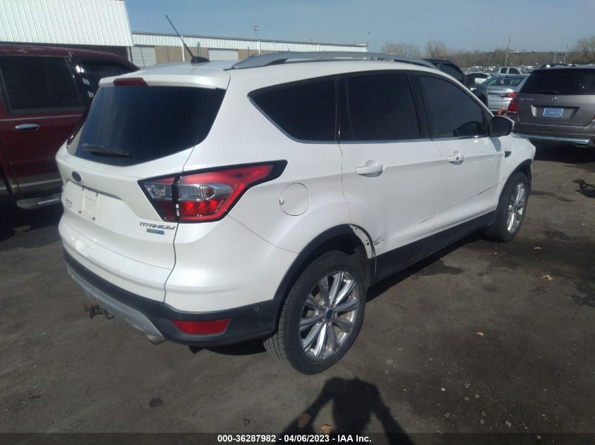 2017 FORD ESCAPE TITANIUM - 1FMCU9J91HUD40437