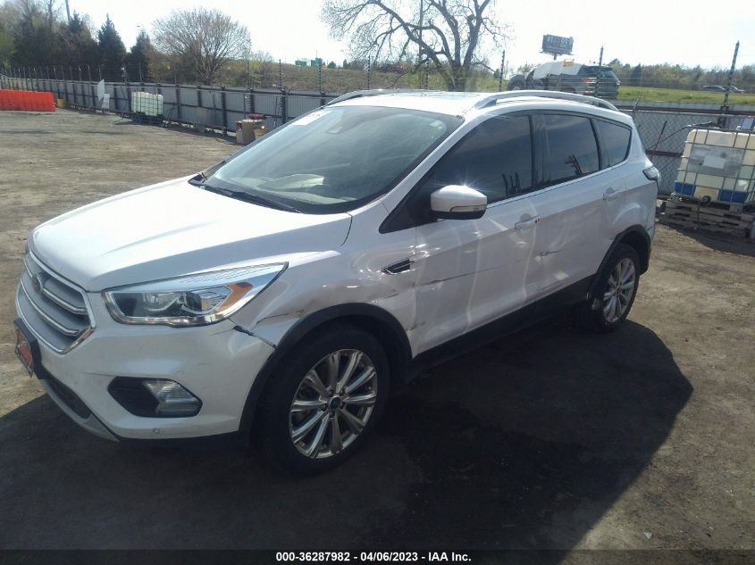 2017 FORD ESCAPE TITANIUM - 1FMCU9J91HUD40437