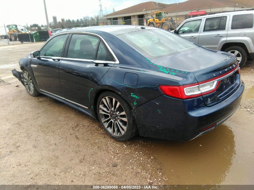 2017 LINCOLN CONTINENTAL RESERVE 1LN6L9NC6H5618703
