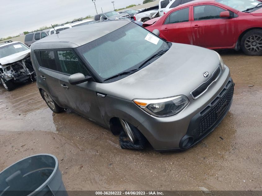 2015 KIA SOUL BASE - KNDJN2A28F7206376