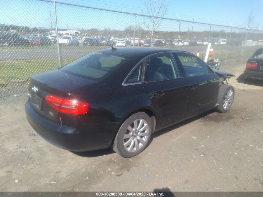 2013 AUDI A4 PREMIUM - WAUBFAFL9DN036550