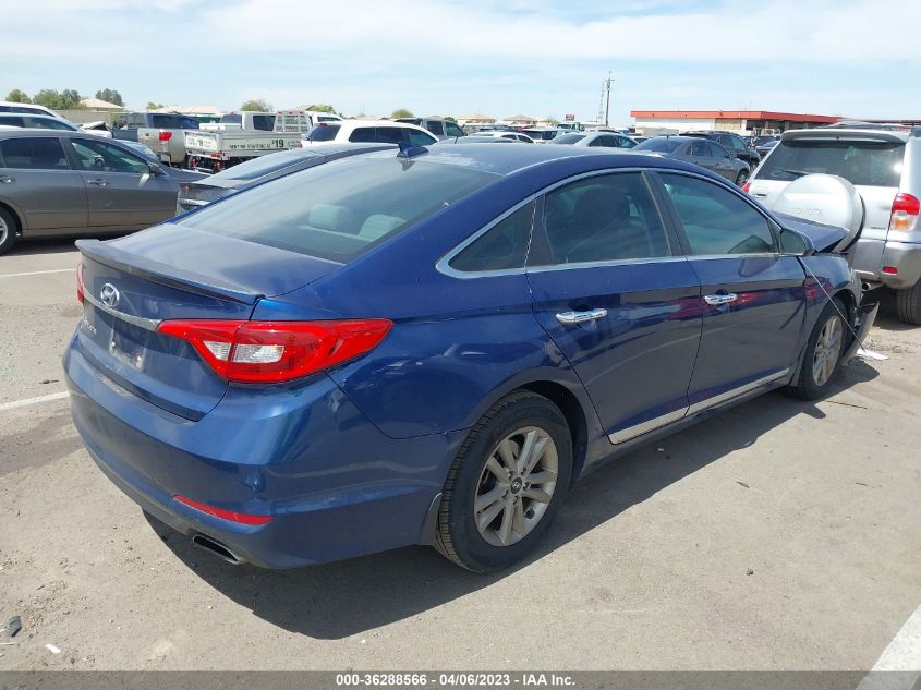 2015 HYUNDAI SONATA 2.4L SE - 5NPE24AFXFH244969