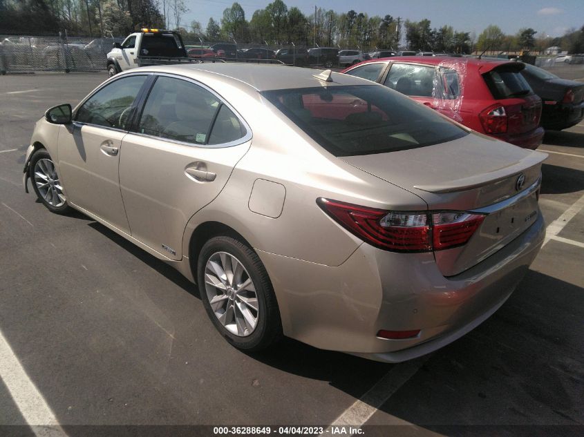 2013 LEXUS ES 300H HYBRID - JTHBW1GGXD2006977