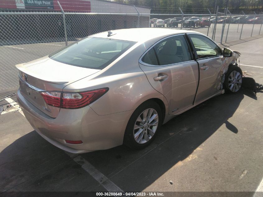 2013 LEXUS ES 300H HYBRID - JTHBW1GGXD2006977