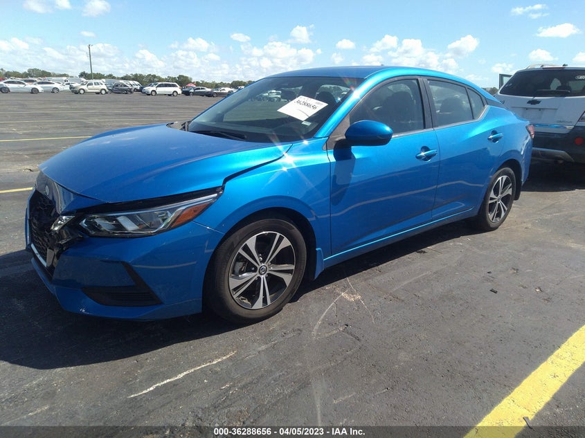 VIN 3N1AB8CVXMY216201 2021 NISSAN SENTRA SV