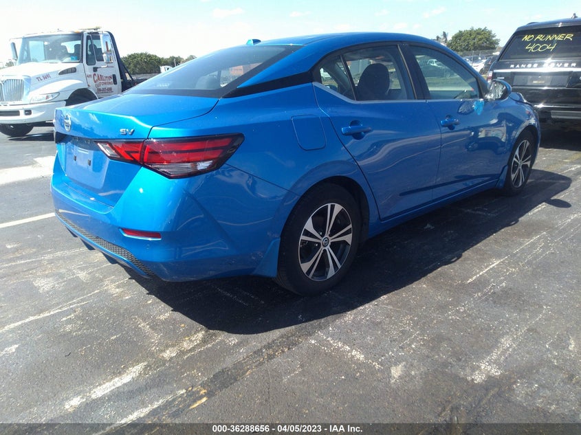 VIN 3N1AB8CVXMY216201 2021 NISSAN SENTRA SV