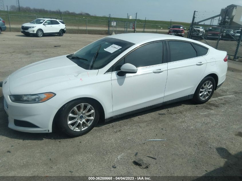 2016 FORD FUSION S - 3FA6P0G79GR344936