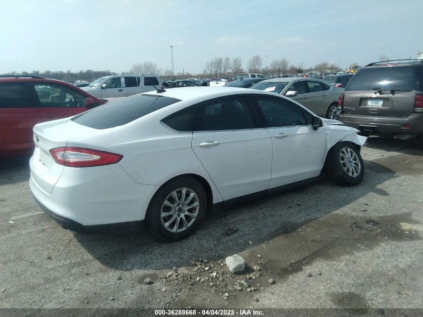 2016 FORD FUSION S - 3FA6P0G79GR344936