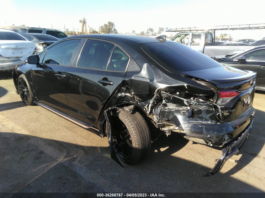 VIN 5YFS4MCE0MP074168 2021 TOYOTA COROLLA SE/NIGHTSHADE/APEX SE