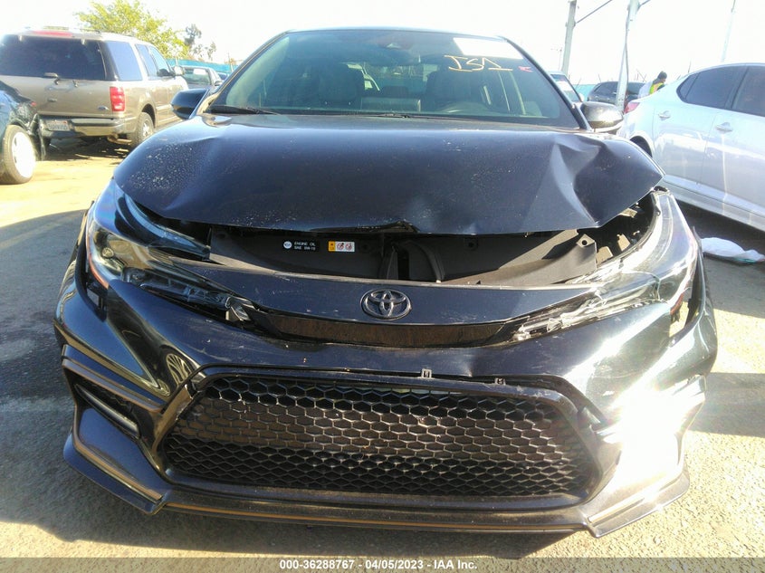 VIN 5YFS4MCE0MP074168 2021 TOYOTA COROLLA SE/NIGHTSHADE/APEX SE