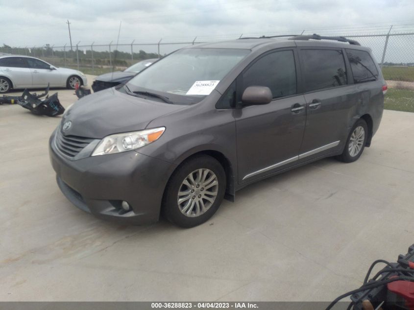 2014 TOYOTA SIENNA XLE/XLE AAS/LTD - 5TDYK3DC1ES413889