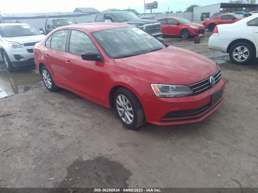 2015 VOLKSWAGEN JETTA SEDAN 1.8T SE - 3VWD17AJ3FM258014