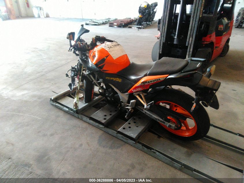 2013 HONDA CBR250 R MLHMC410XD5300245