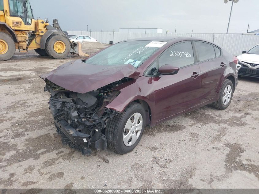 2017 KIA FORTE LX - 3KPFK4A79HE034027