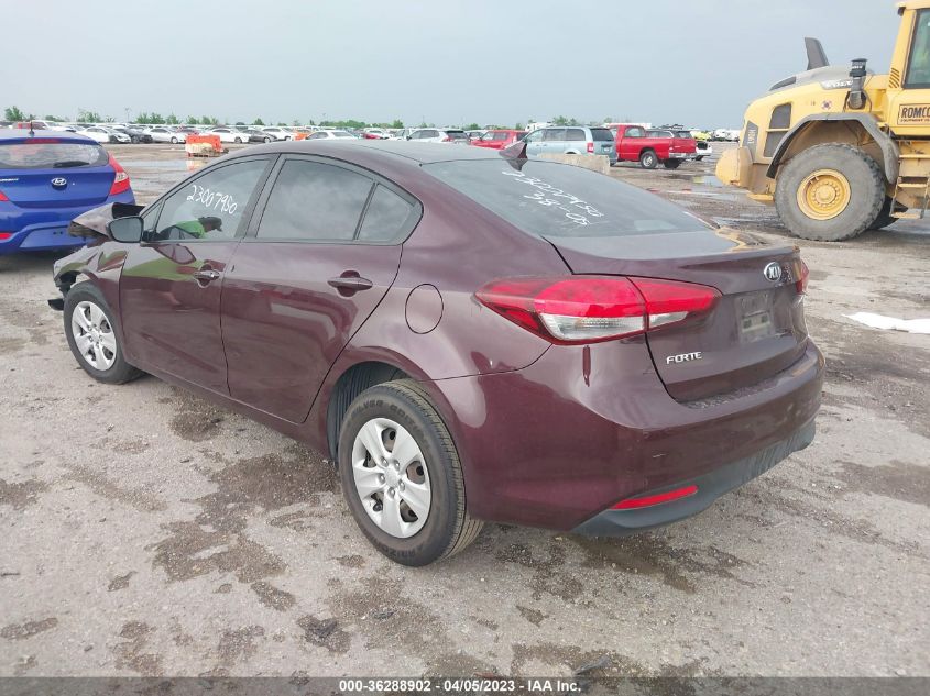 2017 KIA FORTE LX - 3KPFK4A79HE034027