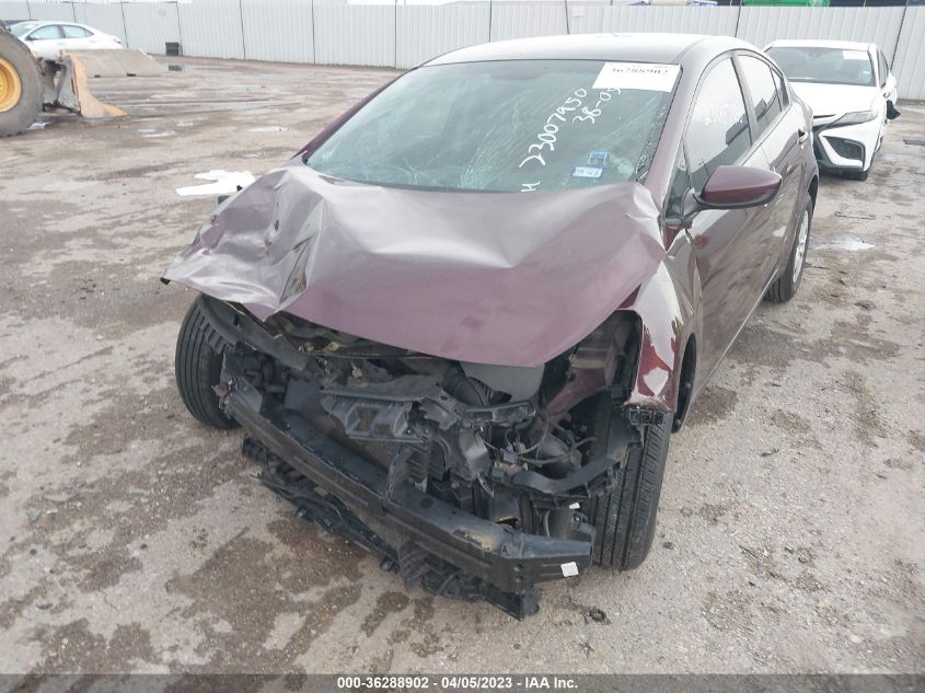 2017 KIA FORTE LX - 3KPFK4A79HE034027