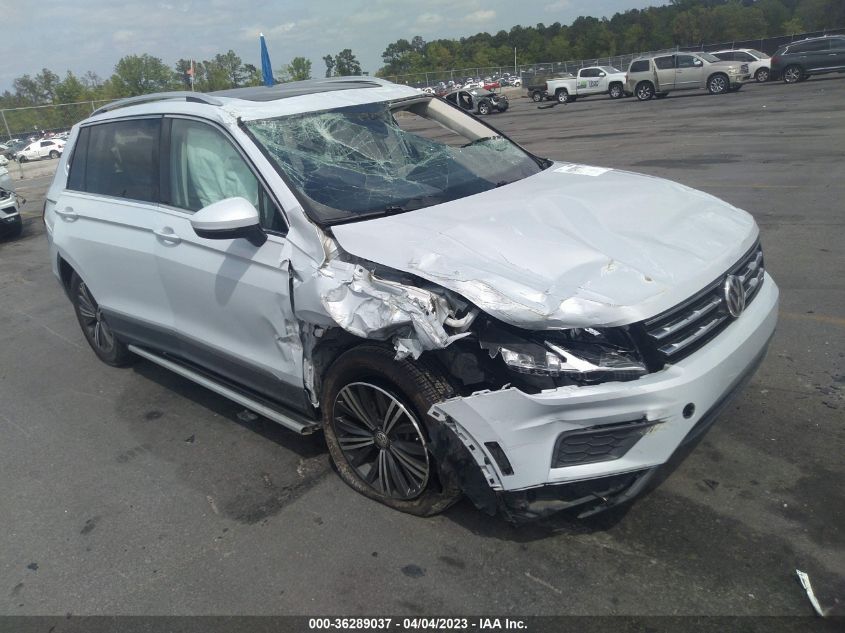 2018 VOLKSWAGEN TIGUAN SEL/SE - 3VV3B7AX2JM038616