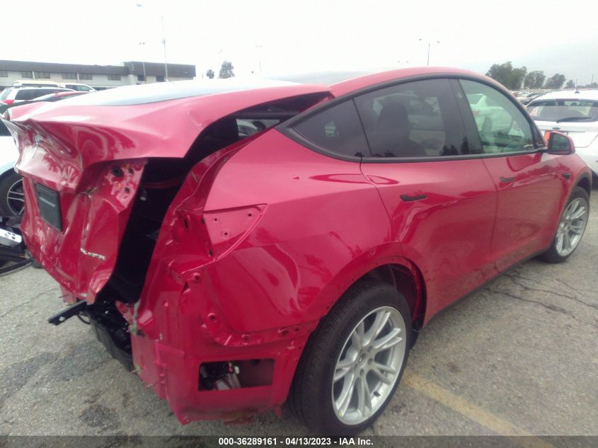 2022 TESLA MODEL Y LONG RANGE - 7SAYGDEE4NF492084